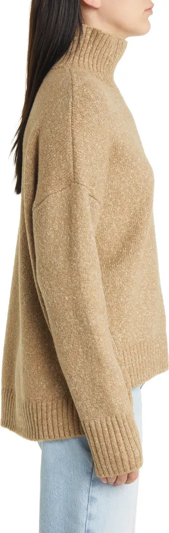 Women's Marled Mock Neck High-Low Tunic Sweater | Nordstrom