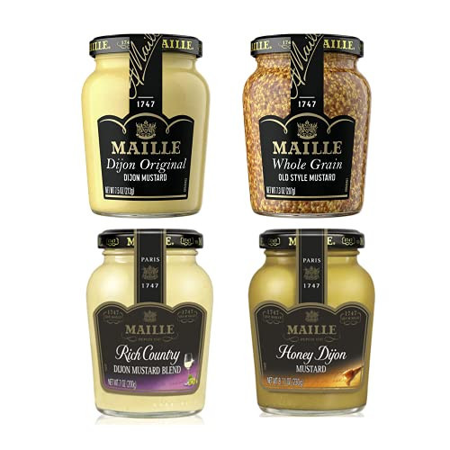 Maille Mustard Variety Pack 7 Oz, 4 Count | Amazon (US)
