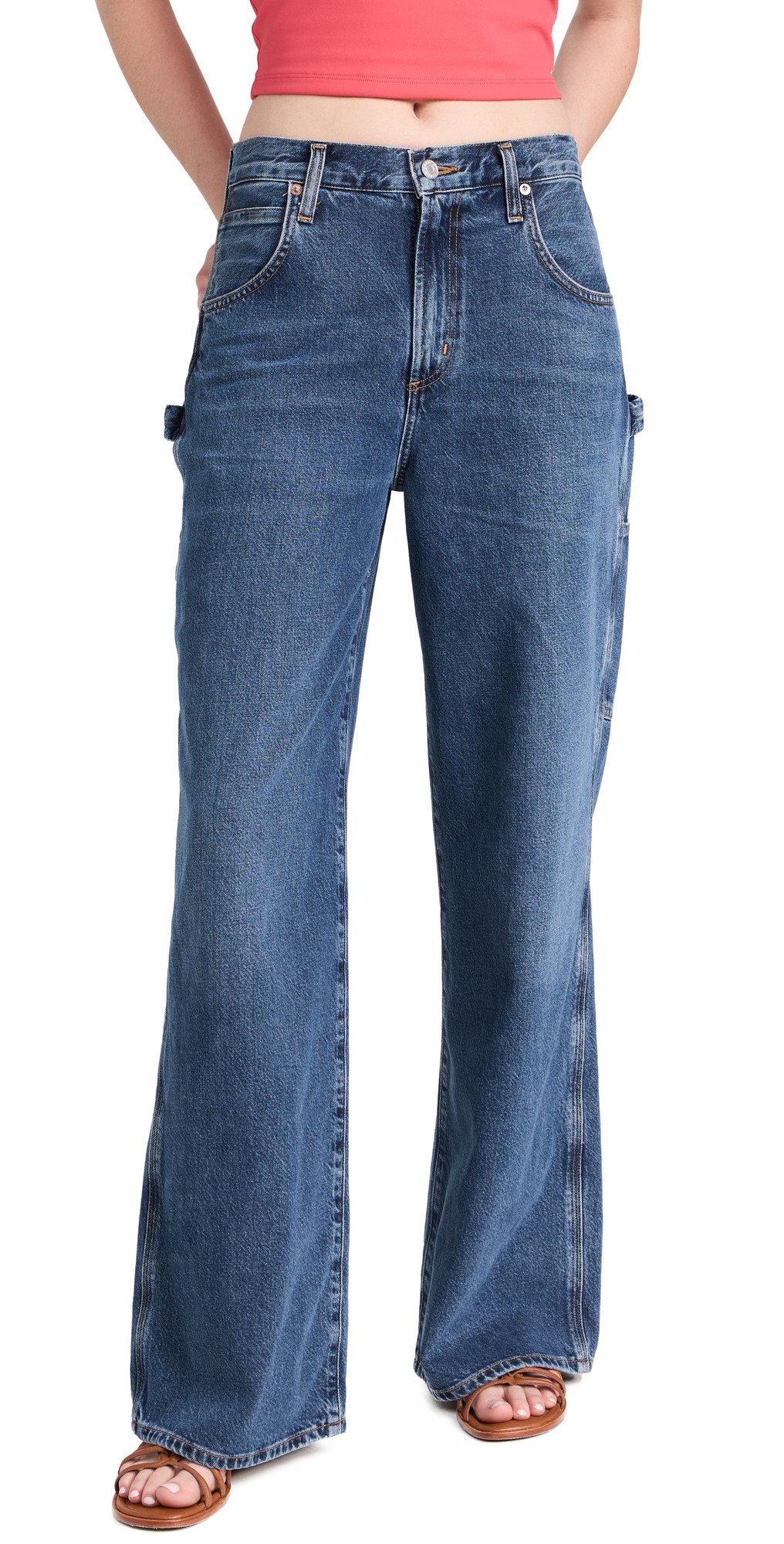 AGOLDE Magda Denim Carpenter Jeans | Shopbop