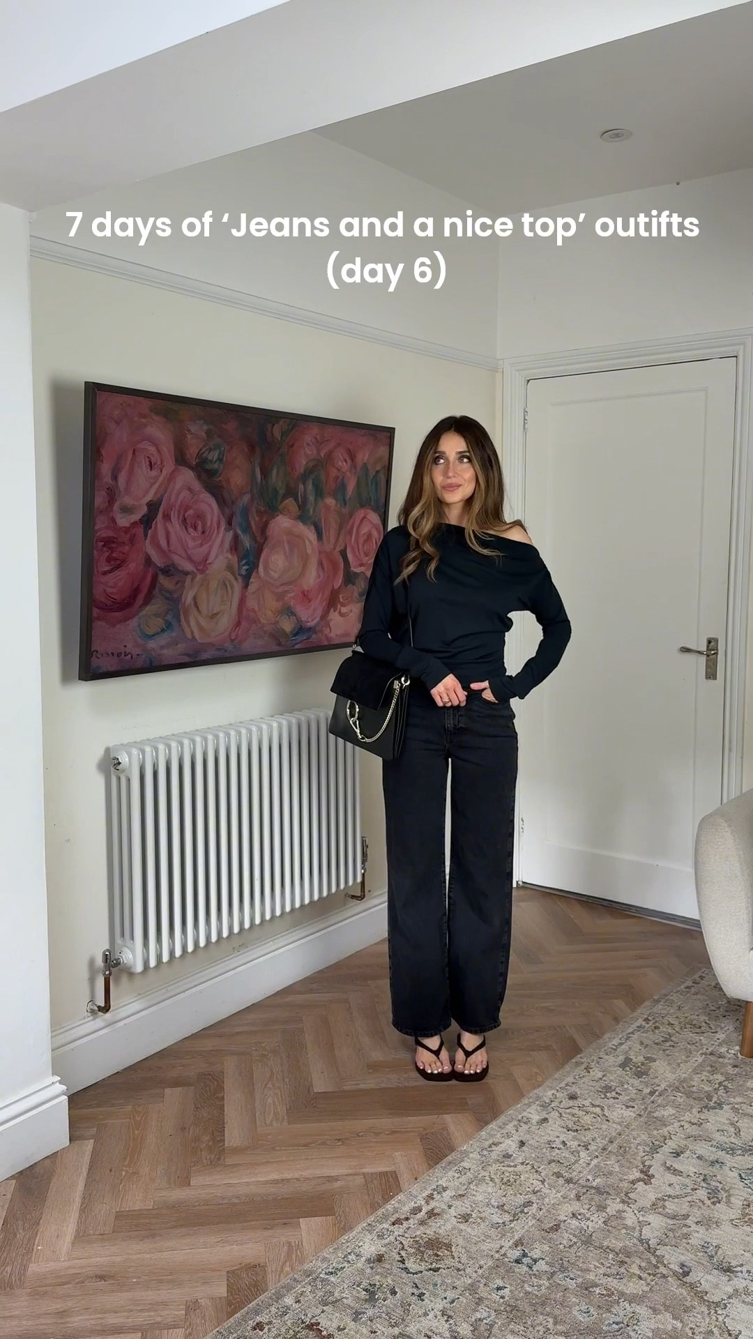 7 days of ‘jeans and a nice top’ outfits 🖤 

All black outfit, perfect for a date night look! Black straight leg jeans (I’m 5’7 for reference) 🖤 

#LTKuk #LTKjeans #LTKdatenight