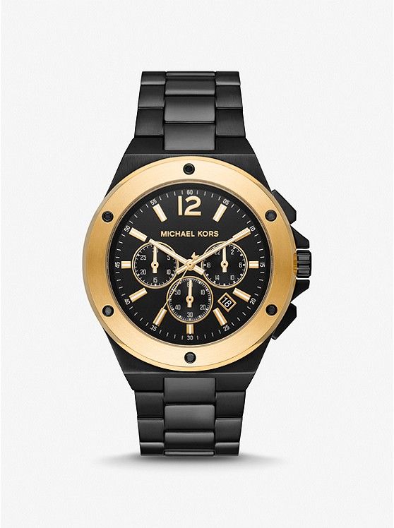Oversized Lennox Two-Tone Watch | Michael Kors US