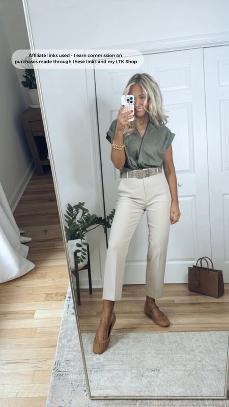 Business casual outfit
Neutral workwear 

#LTKworkwear