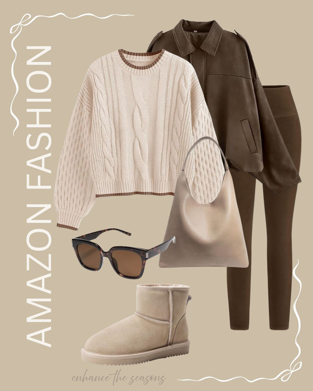 Amazon fashion finds, Amazon outfit idea, Amazon winter fashion, Amazon casual winter outfit, Cozy relaxed  oversized sweater and leggings 

 #LTKootd #LTKSeasonal #LTKTravel