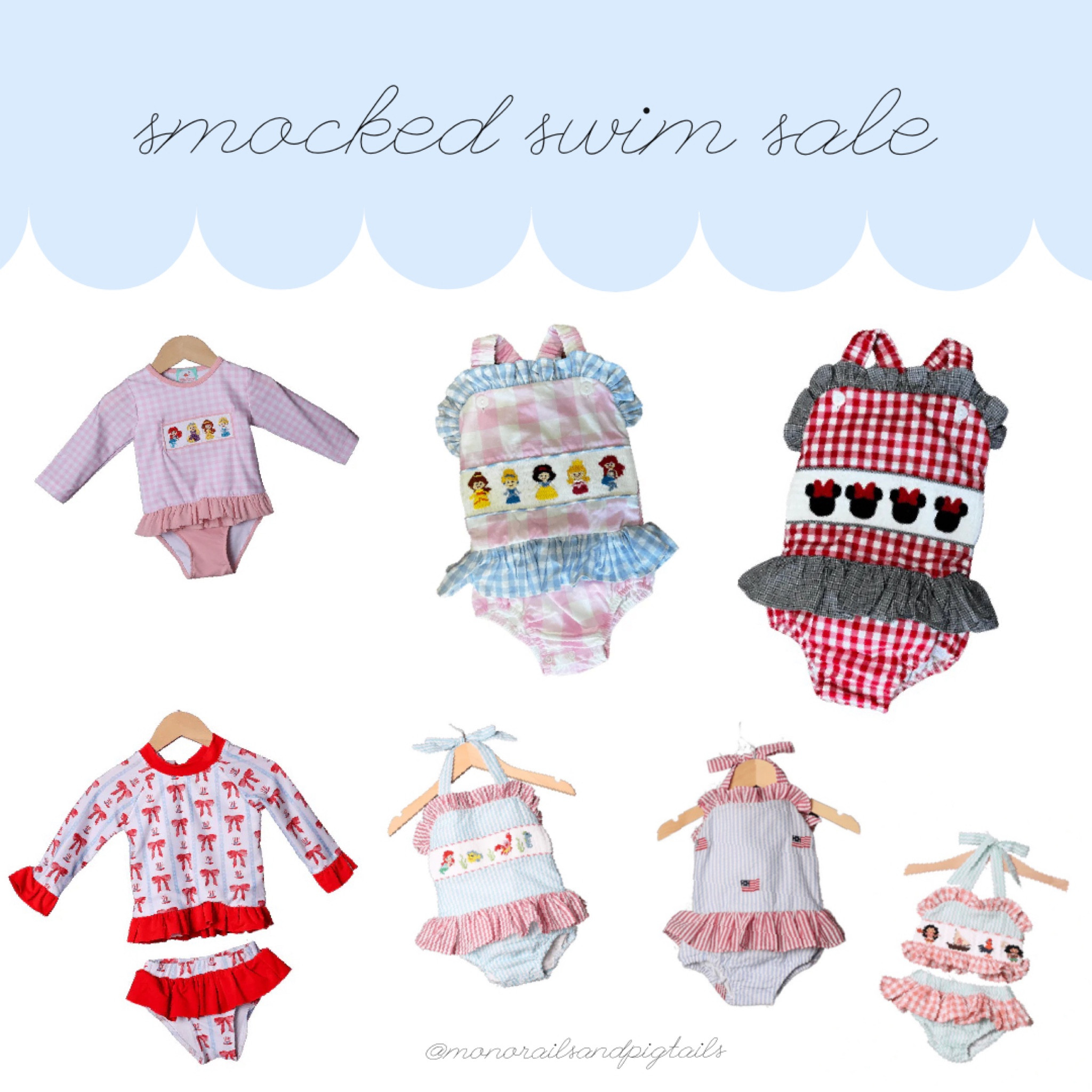 SMOCKED SWIM SALE!!! Use code “SwimSave30” for 30% of all ready to ship swim! Some of M&PT best sellers are linked. 

#LTKFindsUnder50 #LTKSaleAlert #LTKKids