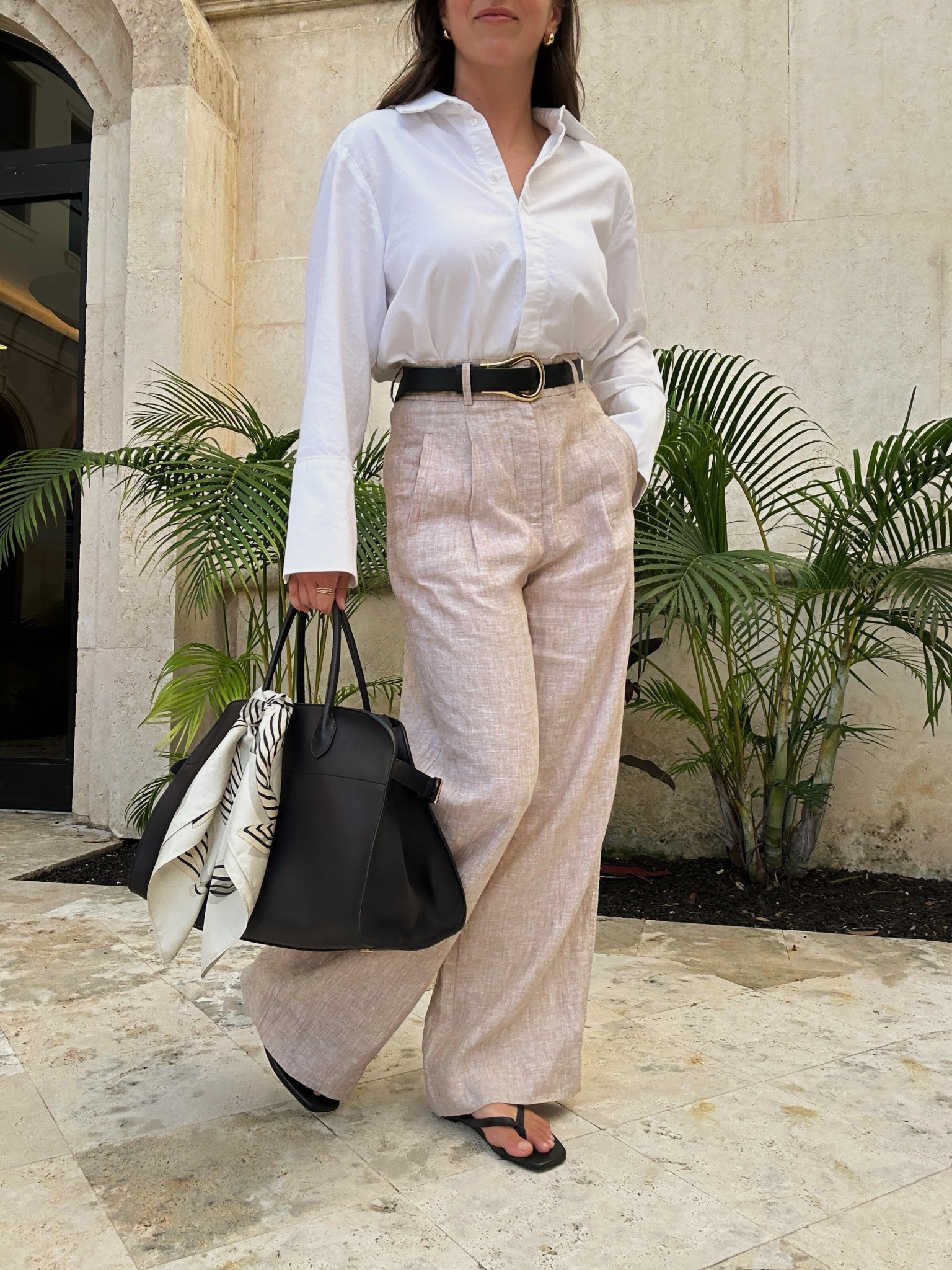 Linen pants, sandals, statement belt, summer outfit


#LTKStyleTip #LTKSummerEdit