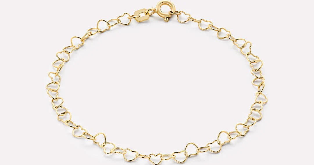 Heart Chain Bracelet | Ana Luisa