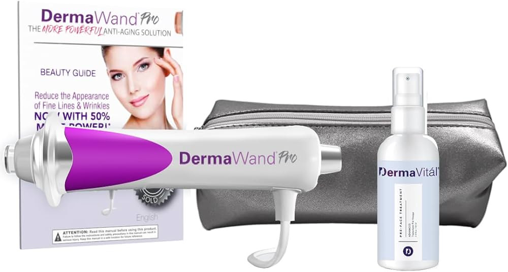 Derma Wand Pro Anti-Aging System - Portable Handheld Skincare Therapy Machine - Extra Strength | Amazon (US)