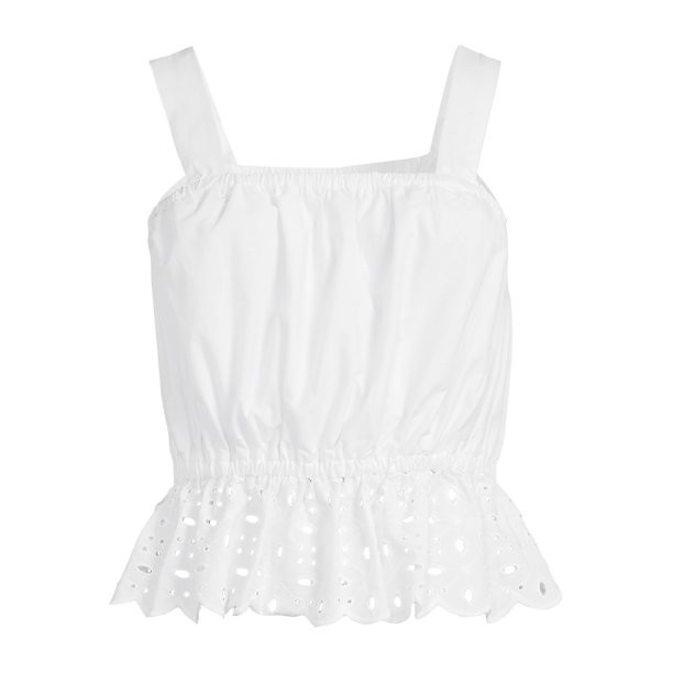 The Get Women's Sleeveless Eyelet Peplum Top | Walmart (US)