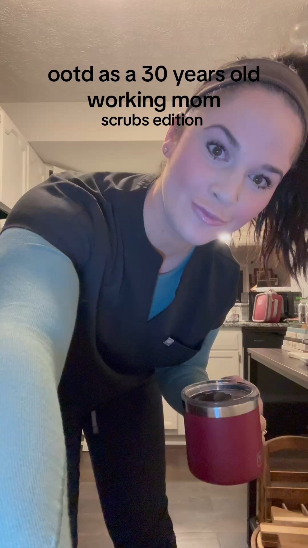 scrubs, black scrubs, scrubs of the day, jogger scrubs, sneakers, lululemon top, ribbed long sleeve tee, black headband, yeti mug

#LTKSaleAlert #LTKFindsUnder100 #LTKootd