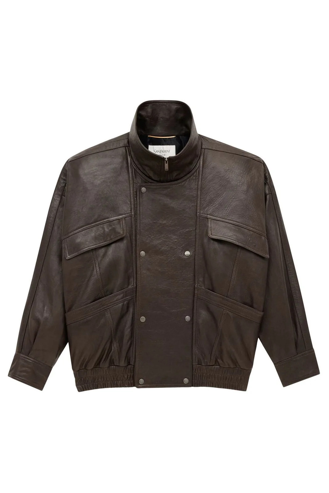 Saint Laurent Zip-Up Bomber Jacket | Cettire Global