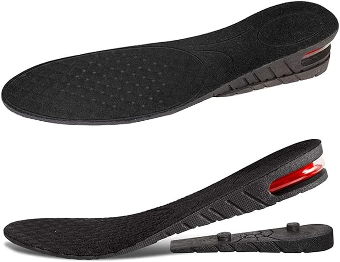 Height Increase Insoles 2-Layer Air up Shoe Lifts Elevator Shoes Insole 1.8 inches(4.5 cm) Heels ... | Amazon (US)