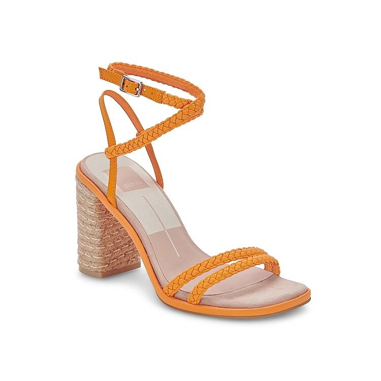 Dolce Vita Oro Sandal | Women's | Orange | Size 7 | Sandals | Ankle Strap | Block | Espadrille | DSW