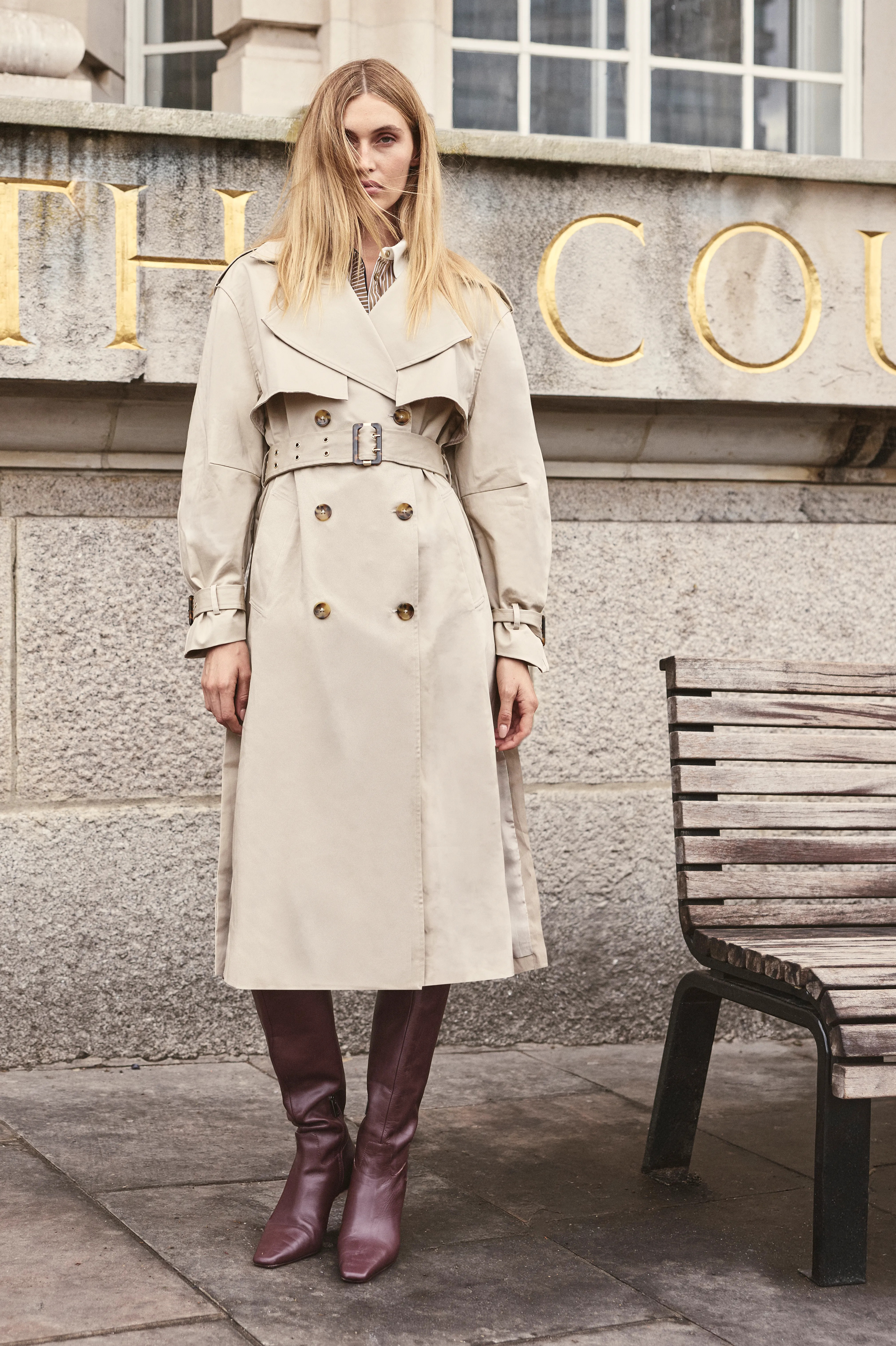 Belt Detail Trench Coat | Karen Millen
