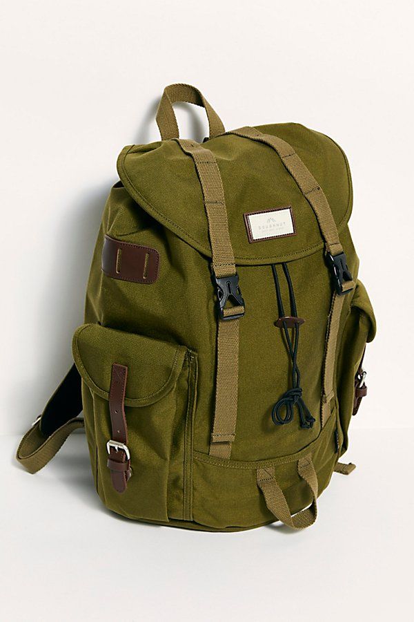 Woodland Backpack by Doughnut at Free People, Army, One Size | Free People (Global - UK&FR Excluded)