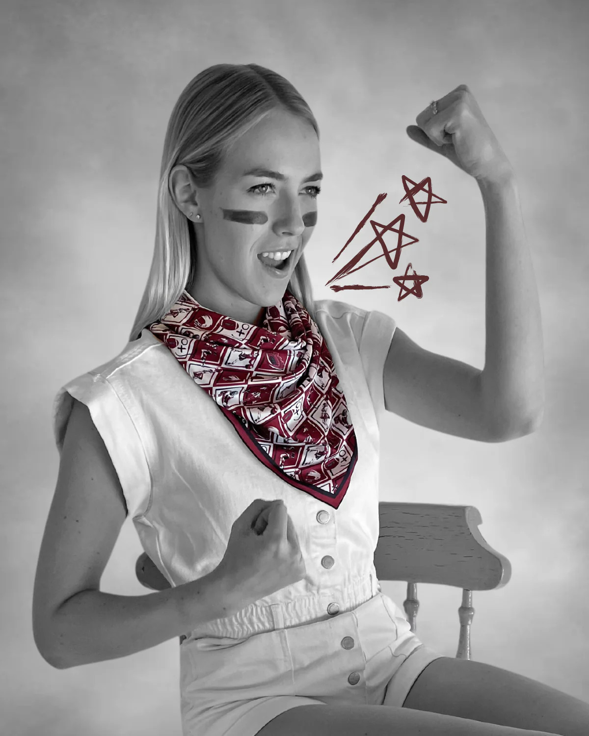 Garnet + Black Checkerboard Gameday | Swells