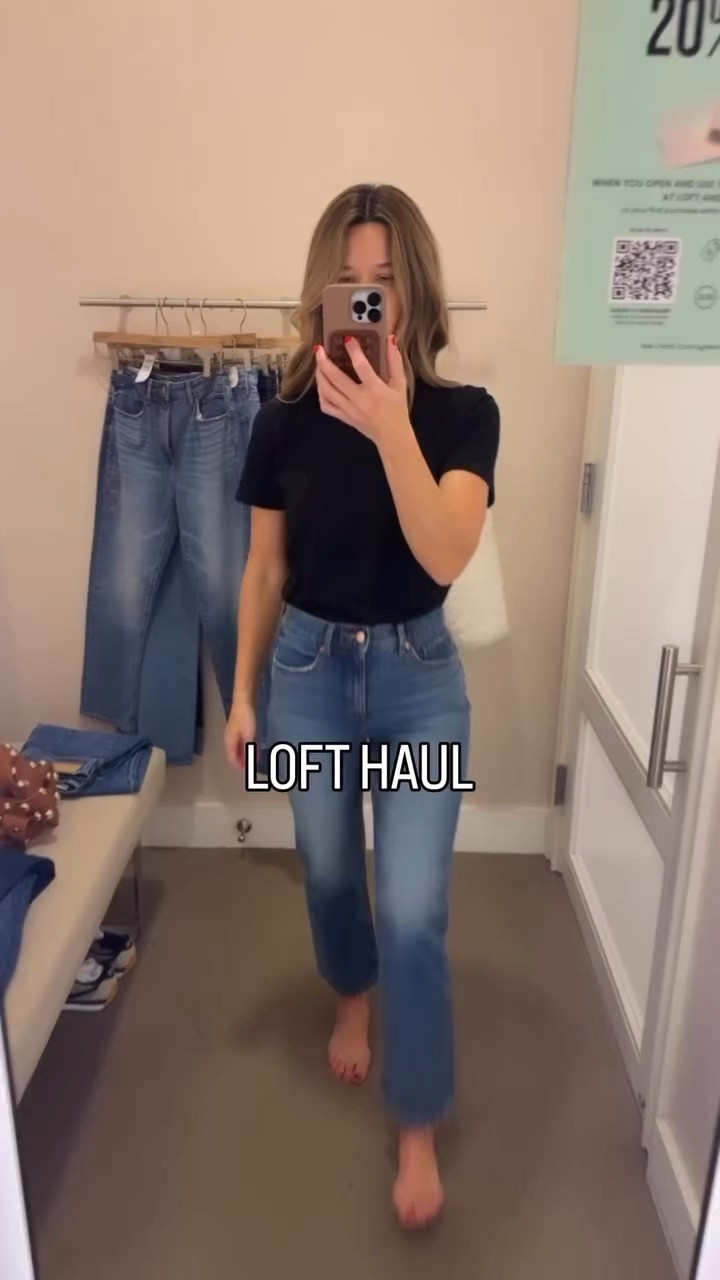 Trying on all the jeans at loft 
All size 25