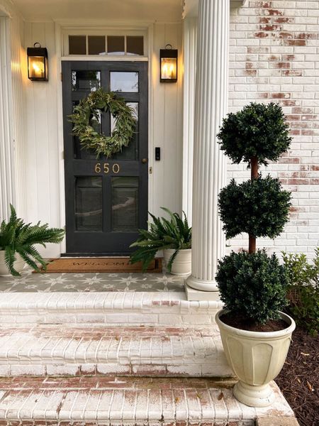 Top seller this week! These topiaries are flying off the shelf! 

Front porch refresh! Our planters are out of stock, but linking in case you want to find some thing similar or they come back in stock! 

#frontPorchRefresh #Fern #OutdoorPlant #FrontDoorWreath #SpringWreath #FrontDoorGreenery #Topiary 

#LTKSeasonal