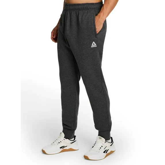 Reebok Mens and Big Mens Logo Fleece Jogger Sweatpants, Sizes XS-5XL | Walmart (US)