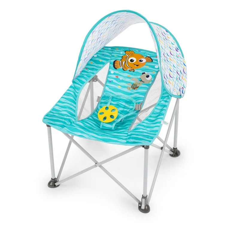 Bright Starts Disney Baby Finding Nemo Pop 'N Chill Travel Seat, Blue, Unisex, Newborn | Walmart (US)