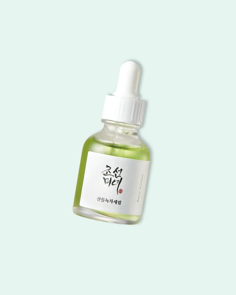 Calming serum : Green tea + Panthenol | Soko Glam