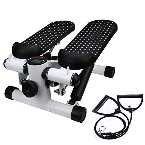 Iuhan Health Fitness Mini Stepper with Band, Household Gym Hydraulic Mute Stepper Multi-Function ... | Amazon (US)