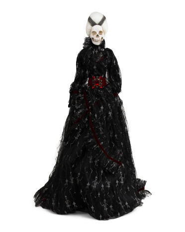 Fabric Skeleton Witch Decor | TJ Maxx