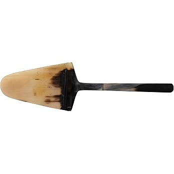 Creative Co-Op 10 Inches Horn Mango Wood Handle, Stained Finish Cake Server, Multi | Amazon (US)