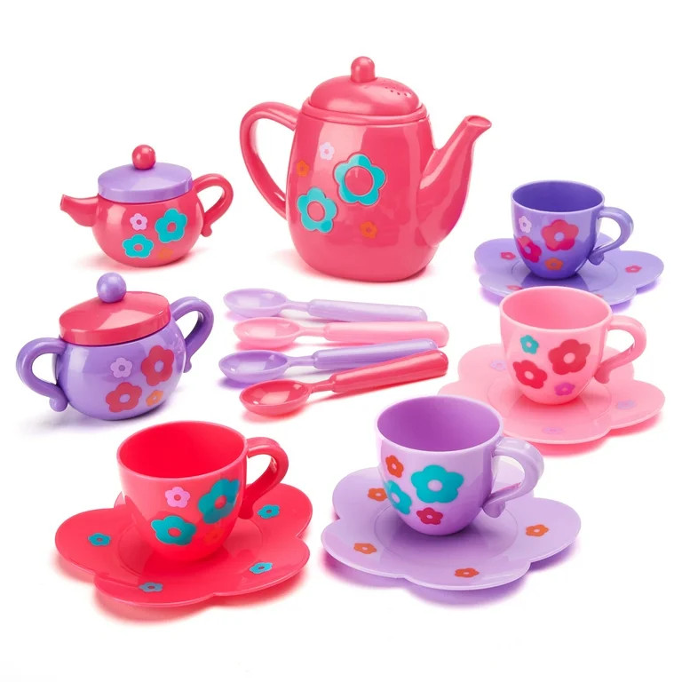 Kid Connection 18-Piece Tea Play Set - Walmart.com | Walmart (US)