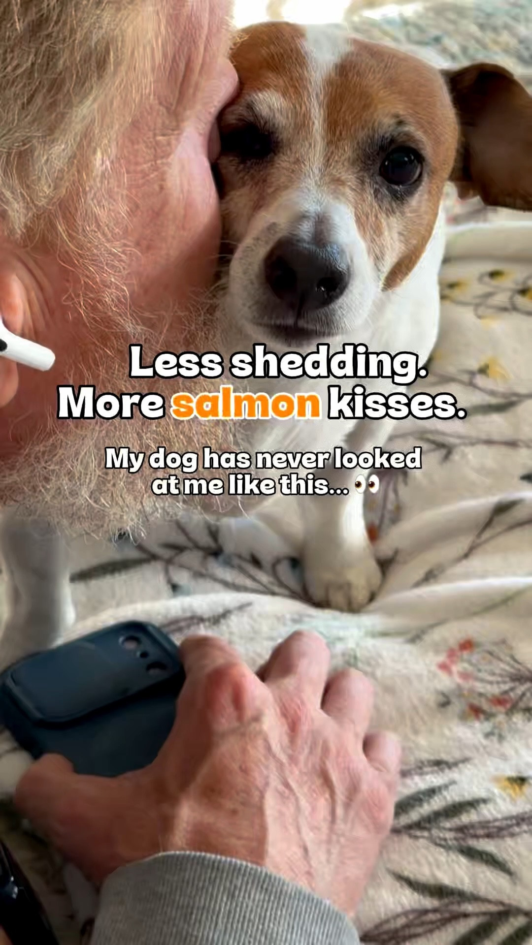 We originally started using this because Penny sheds like crazy… but now she thinks it’s the best part of dinner. 🐶🐟

A little salmon oil, a little extra tail wagging, and a whole lot of thank-you kisses for Jim. Penny clearly approves, and Marty isn’t far behind.

If you’re looking for an easy way to add Omega-3s to your pet’s routine, this has been a simple addition to mealtime.

Make sure you check for coupons.

And don’t take my word for it. Check out the reviews below.

#dogs #petparents #dogmom #dogdad #petcare