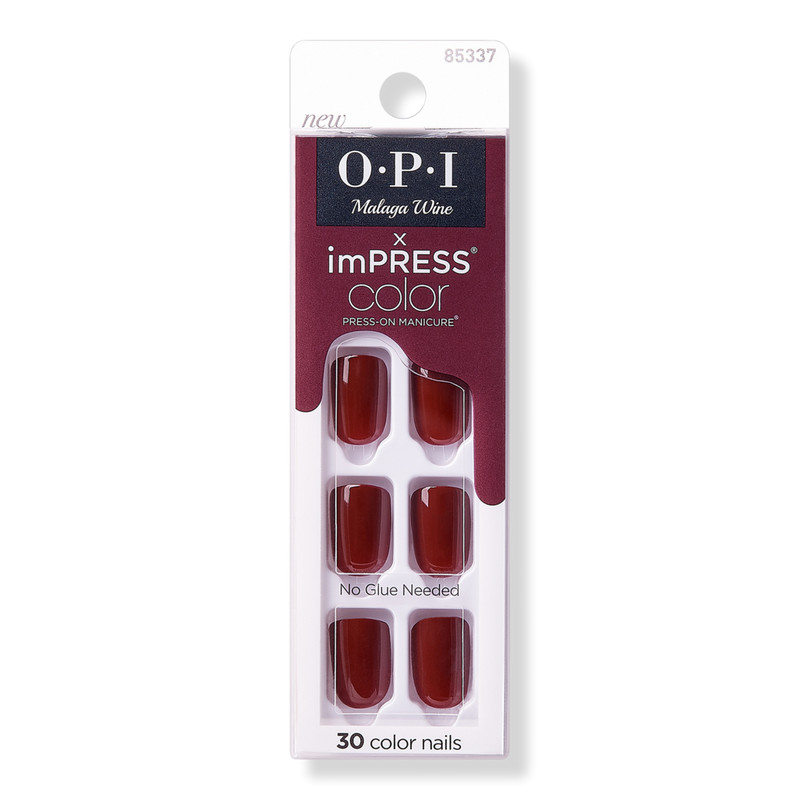Malaga Wine imPRESS Color X OPI Press-On Manicure | Ulta