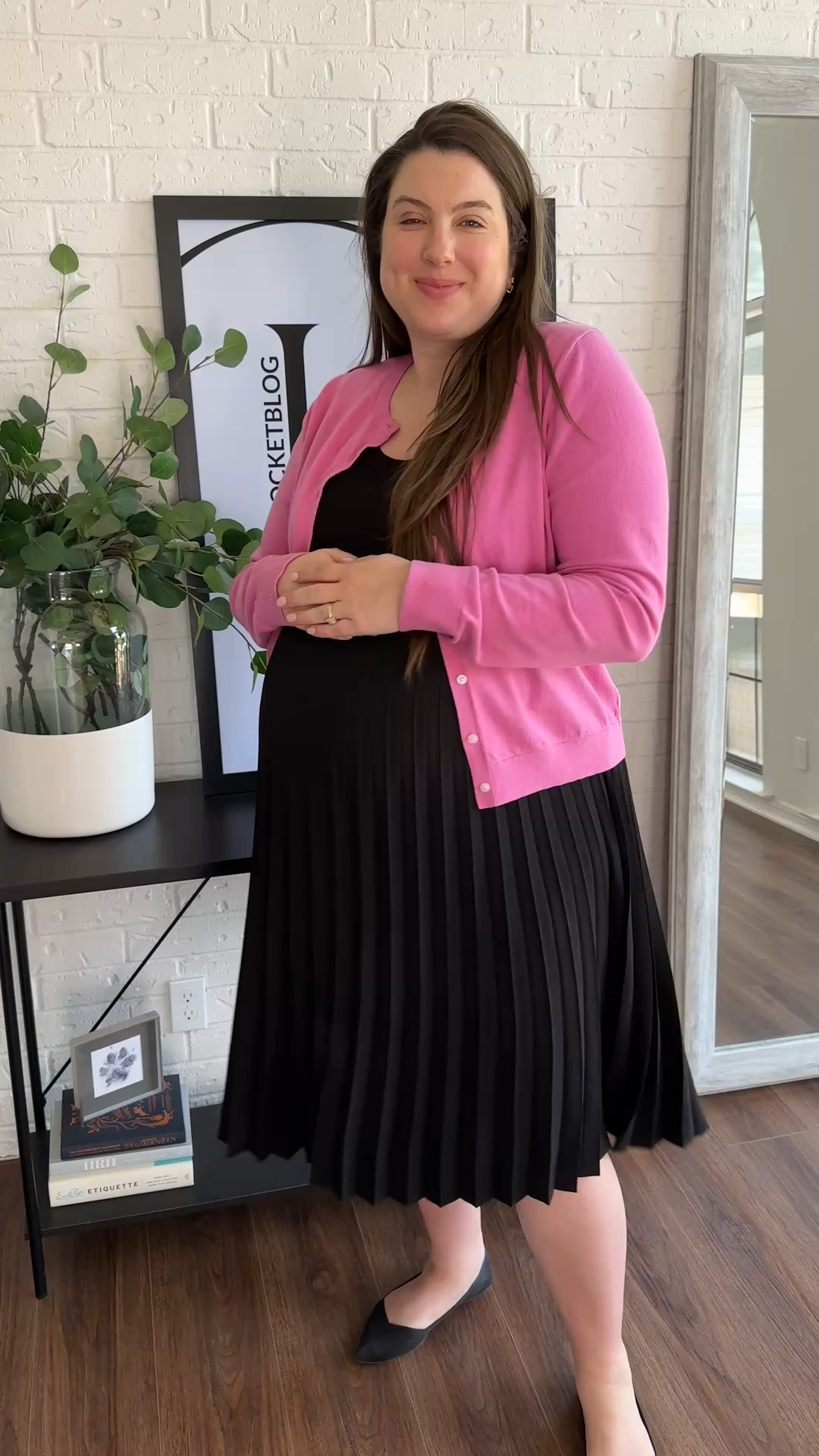 Getting dressed for work has been rough lately- I’ve got like 4 dresses that I rotate between. 

And honestly all I want to wear are sweats 

But this fun cardigan makes me smile! And it’s under $30! 

Womens business professional workwear and business casual workwear and office outfits midsize outfit midsize style 

#LTKBump #LTKWorkwear #LTKWatchNow