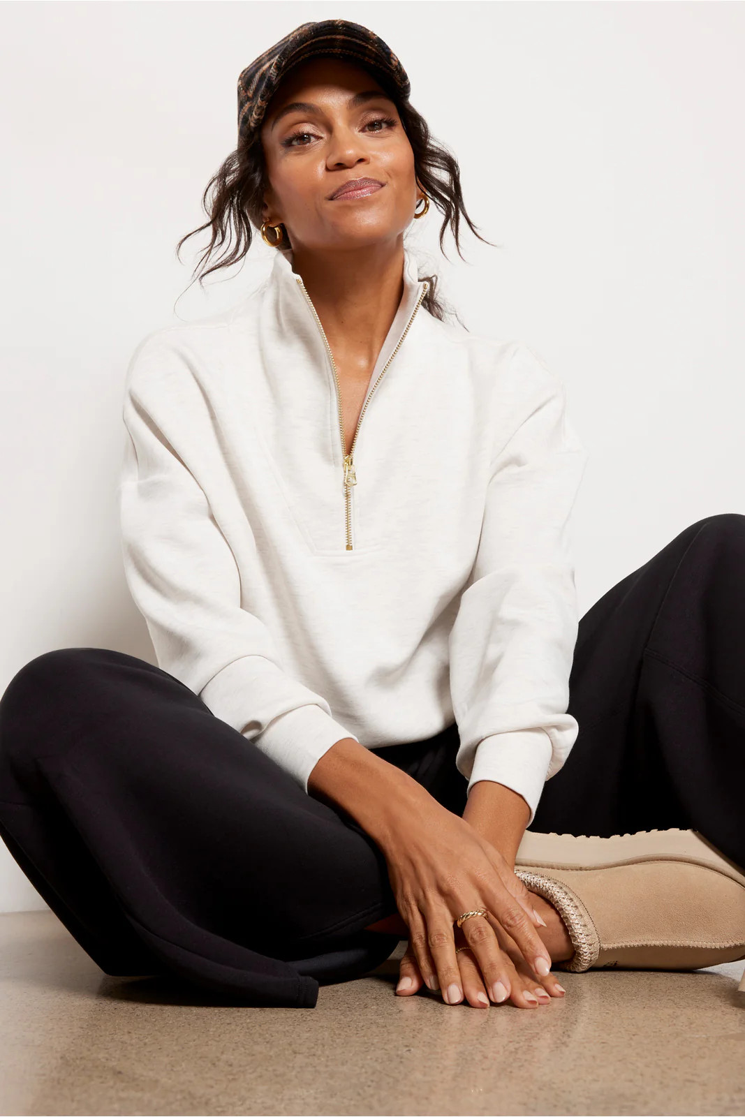 Hawley Half Zip Sweat | Evereve