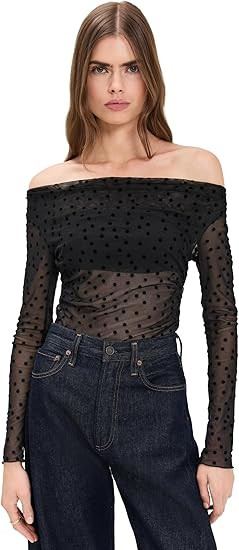 LE BOP Women's Scarlet Top | Amazon (US)