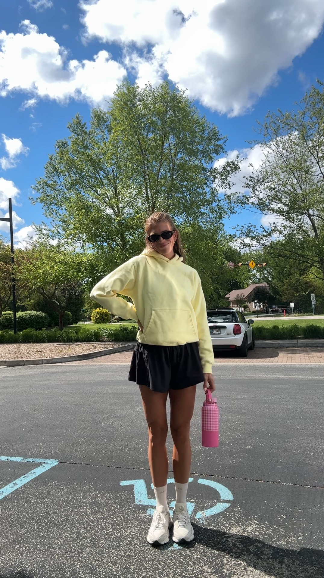Walking outfit as a postpartum toddler mom
Medium in hoodie and shorts (run tts)



Butter yellow, FP movement @Aritzia  

#LTKActive #LTKmomlife #LTKfitnessgoals Brumate 