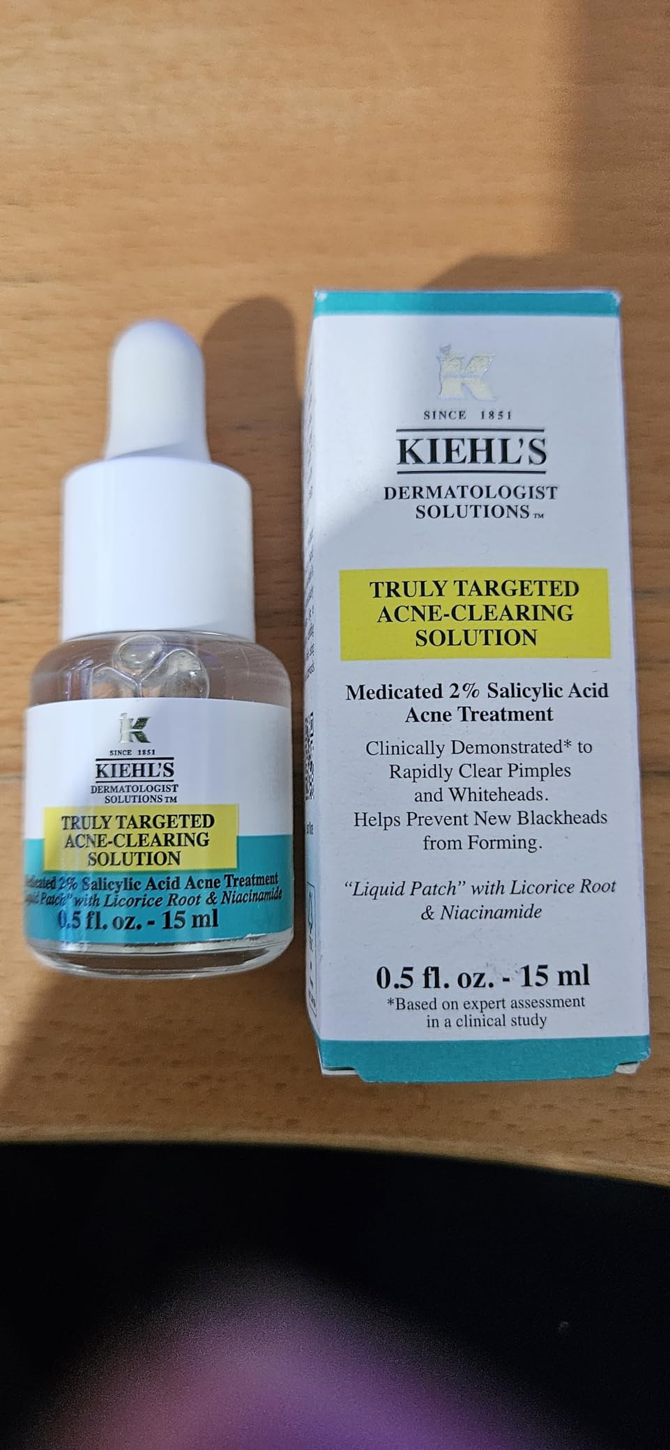 Kiehl's Truly Targeted Acne-Clearing Pimple Patch with 2% Salicylic Acid, Invisible Liquid Acne S... | Amazon (US)