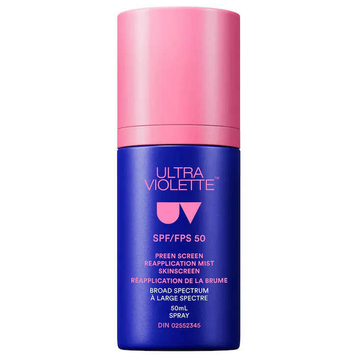 Preen Screen SPF 50 Facial Sunscreen Setting Spray - Ultra Violette | Sephora | Sephora (CA)