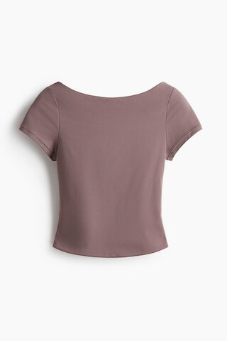 H & M - Sportshirt mit SoftMove - Lila - Sportswear | H&M (DE, AT, CH, NL, FI)
