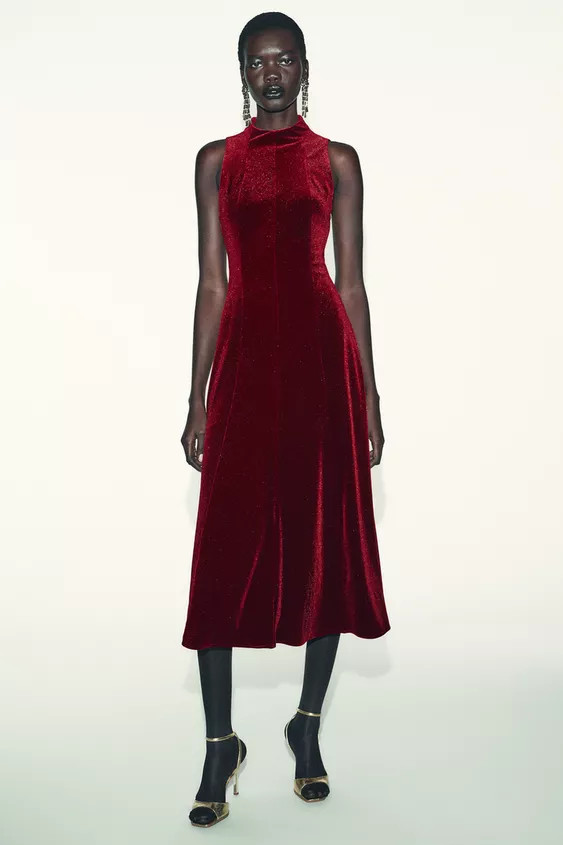 SAMT-MIDIKLEID | Zara DE