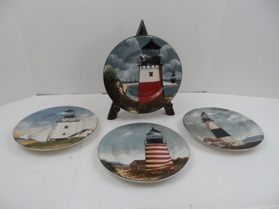 David Carter Brown Collection-By The Sea-Salad Plates Lighthouse-Lot of 4 | eBay US