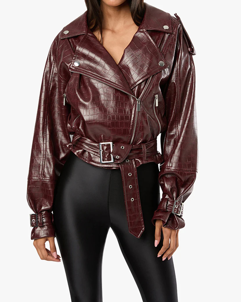 Cropped Moto Jacket | We Wore What