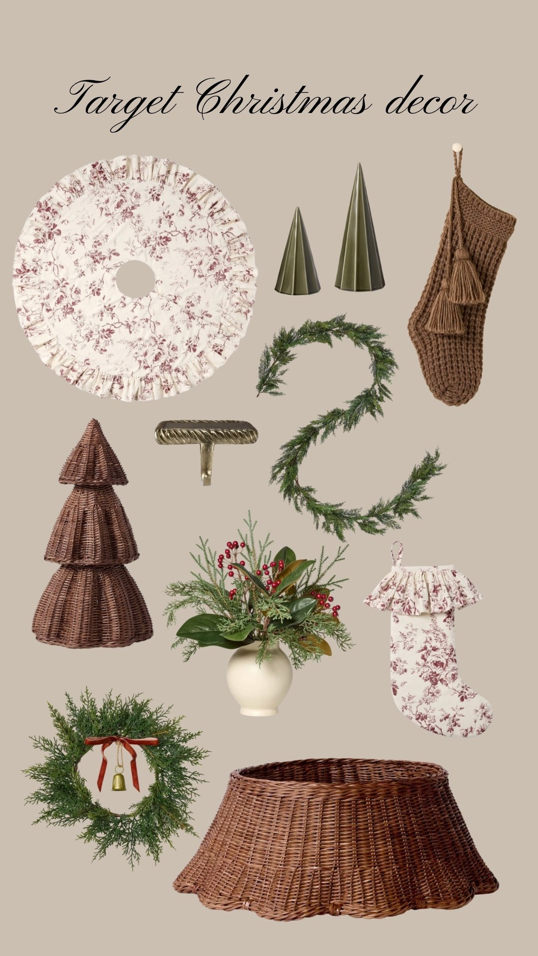 Target Christmas decor 🎅🏼🤍