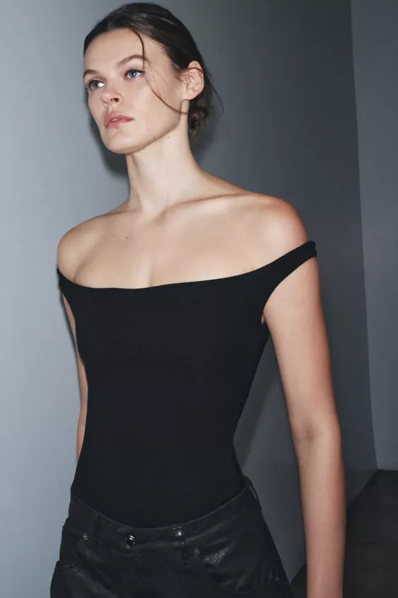 CREPE BODYSUIT | Zara US