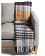 Faux Mohair Finish Plaid Throw | Pillows & Decor | Marshalls | Marshalls