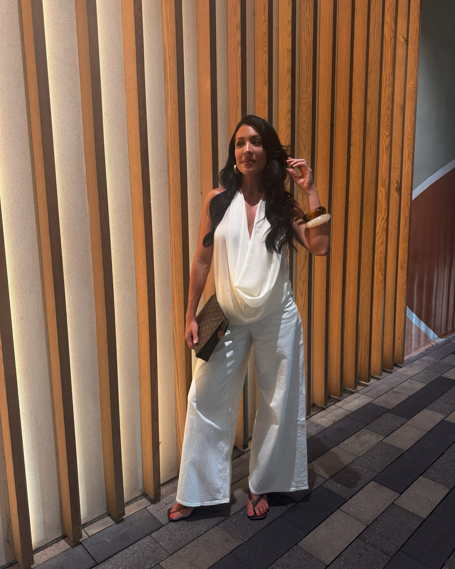 Styled this Amazon top! Love the cowl neck. I’m in a size small 
Wide leg linen blend jeans are from @abercrombie size 25 curve love 
Amazon heels

#LTKootd #LTKgrwm #LTKSeasonal