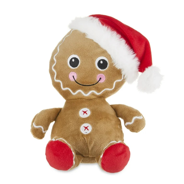 Brown Gingerbread Plush Child's Toy, 10", by Holiday Time | Walmart (US)