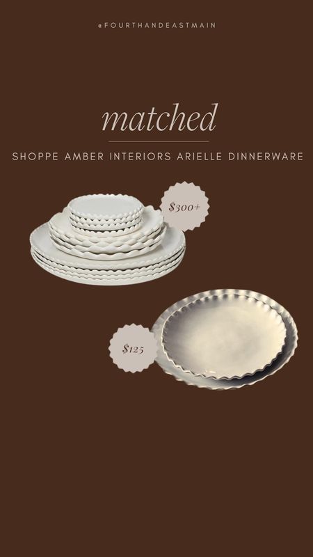 matched// arielle dinnerware 

amber interiors dupe
amazon home, amazon finds, walmart finds, walmart home, affordable home, amber interiors, studio mcgee, home roundup dinner ware scallop plate 

#LTKhome