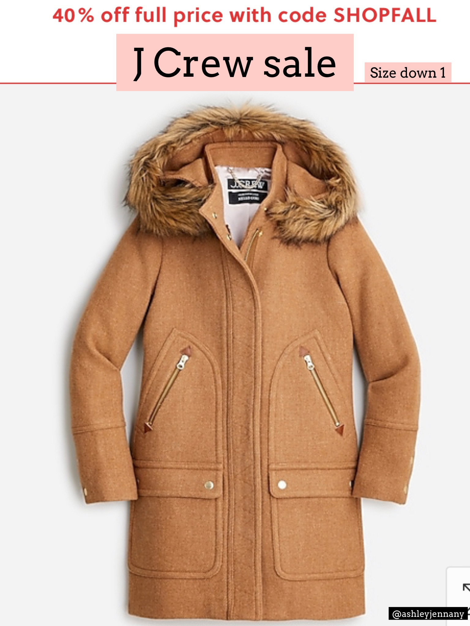 J crew chateau parka 

#LTKSeasonal #LTKstyletip #LTKsalealert