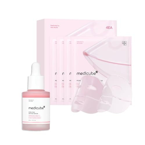 medicube Salmon DNA PDRN Duo for Beginner: Salmon DNA PDRN pink collagen jelly gel mask (4ea) and Salmon DNA PDRN Pink Peptide Serum, Pink glow serum | Holiday Stocking Stuffers | Amazon (US)