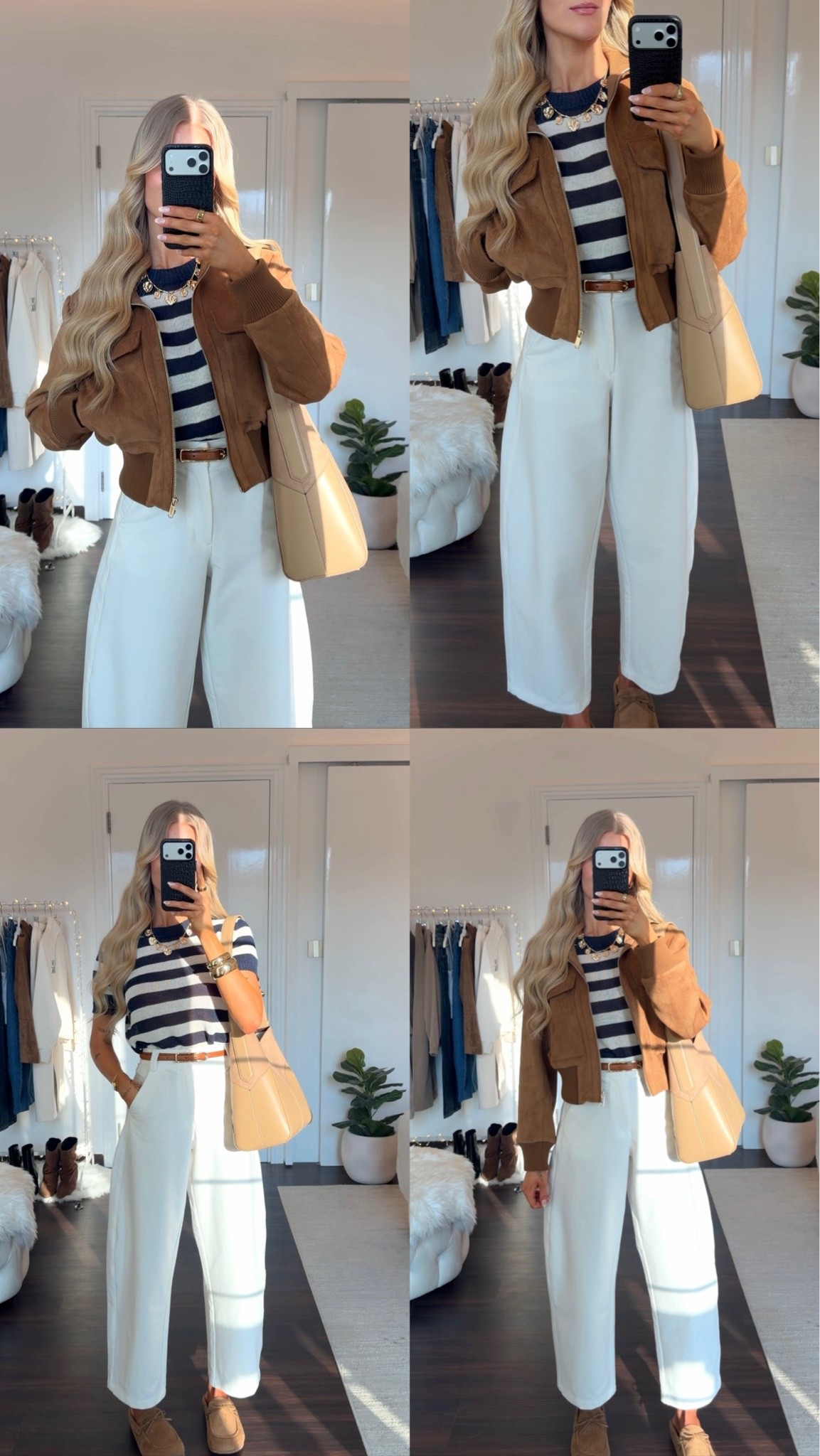 ZARA NEW-IN OUTFIT INSPO🤎🍂✨ omg this is my new fav outfit!! I love how the colors are all so perfect together. The jacket quality is amazing!!! The pants are the viral zara pants I already have in olive color- but this color is so nice too!
My sizes- I am 1,70m tall for reference 🫶🏻
Pants size XS
Jacket size S
Knit Shirt size M 

the shoes are from Steve Madden! I will link similar ones as I can’t find these exact ones anymore🤍

#LTKFashionMonth #LTKstyletip #LTKautumn