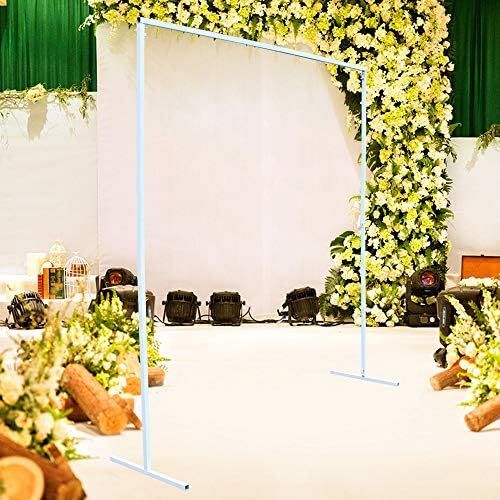 OUKANING Wedding Arch Backdrop Stand Party Metal Square Arch Stand Pipe Kit Wedding Arches Backgr... | Amazon (US)